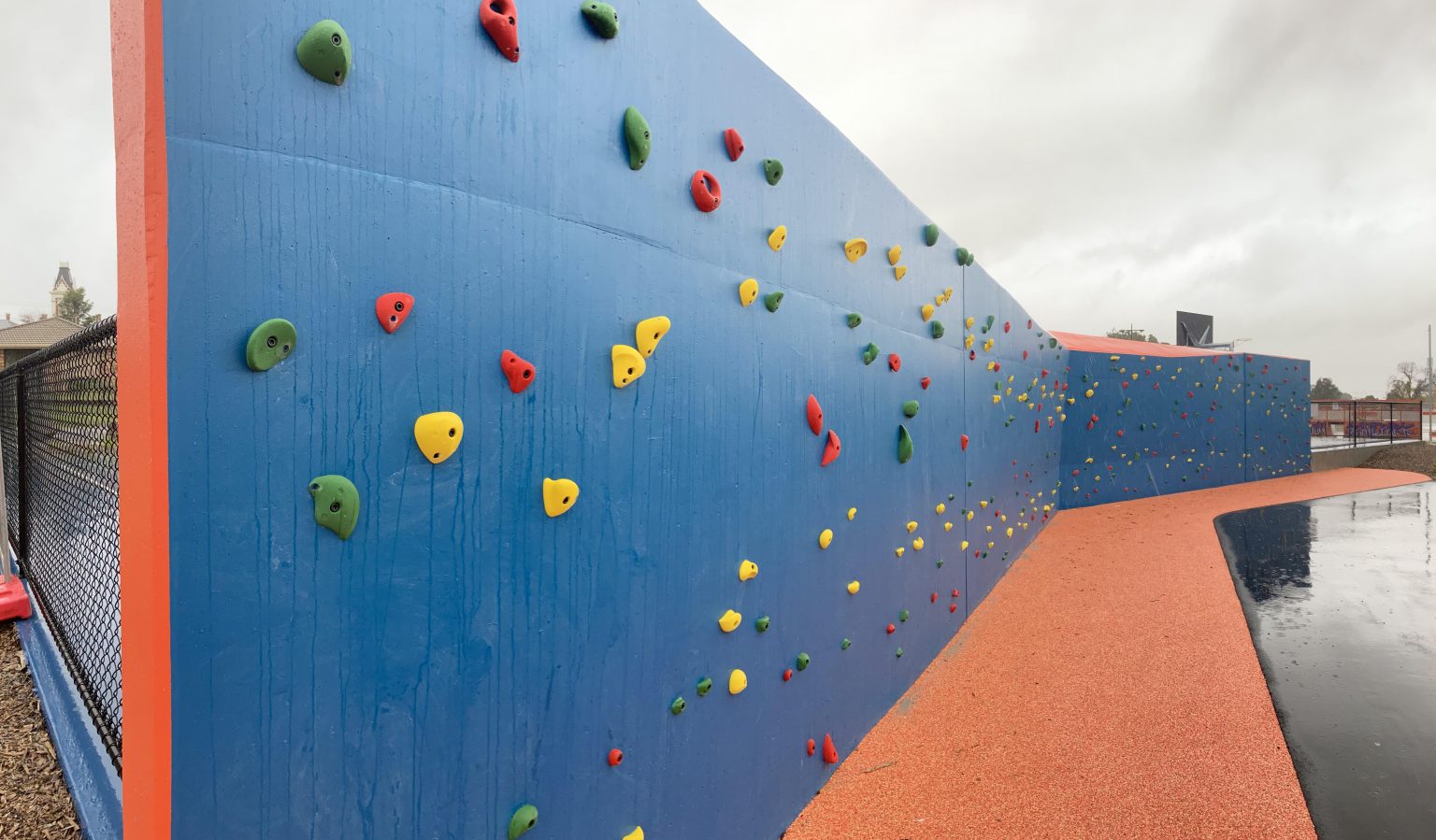 Vibrant Community Climbing Projects 1 Public outdoor climbing wall for Ararat Rural City Council, built by Project Climbing