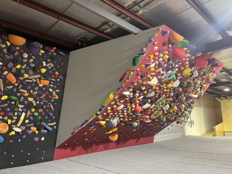 About Us 3 The Barrel bouldering wall at La Roca, Melbourne