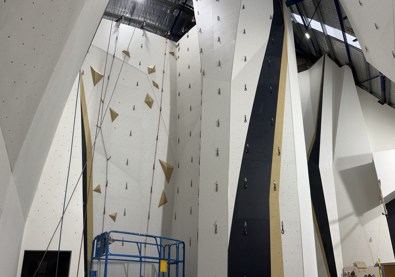 Climbing Walls 1 Roped climbing walls at Cliffhanger Climbing Gym, Melbourne, rebuilt by Project Climbing