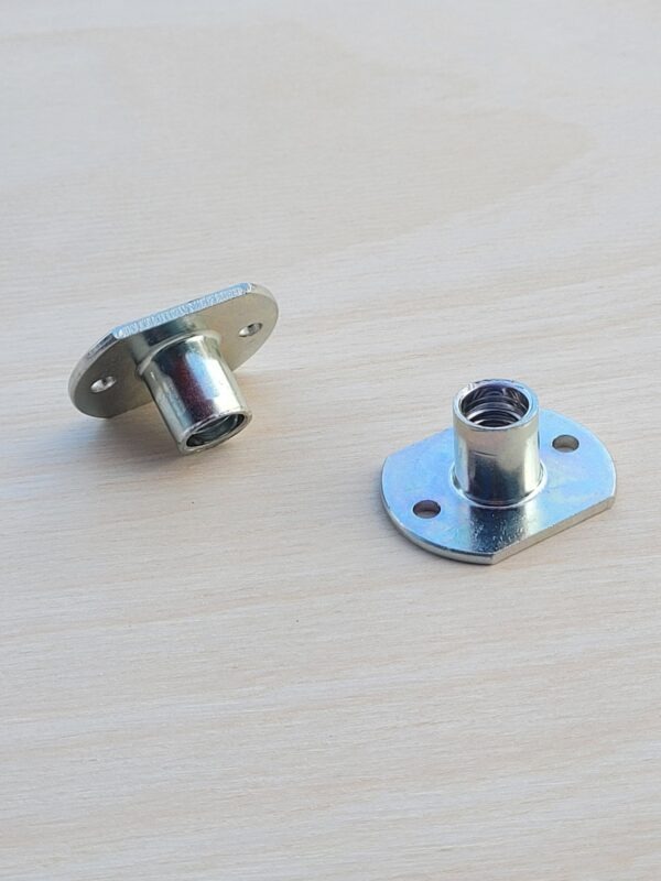 Premium T-nuts Imperial 3/8" - Zinc-plated - 17mm height - 100 pack